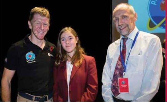 Meeting Major Tim Peake at the Principia Space Conference - Age 14 (4)