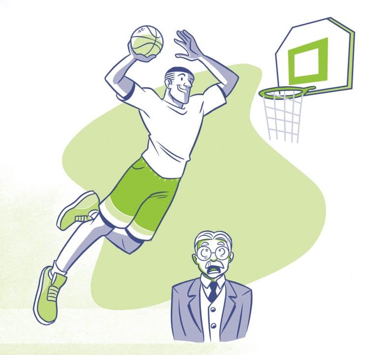 Float in a Slam Dunk
