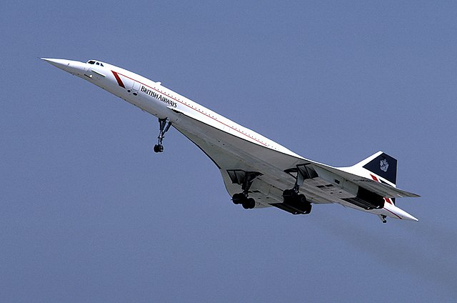 British Airways Concorde in 1986