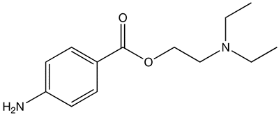 Procaine is a local anaesthetic commonly used in dental procedures