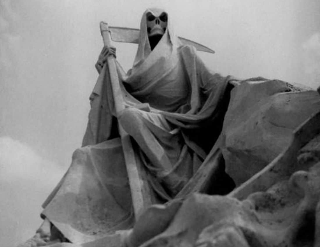 The Grim Reaper is a popular figure associated with death