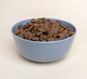 When we think of dog food, we generally visualize a bowl of kibble