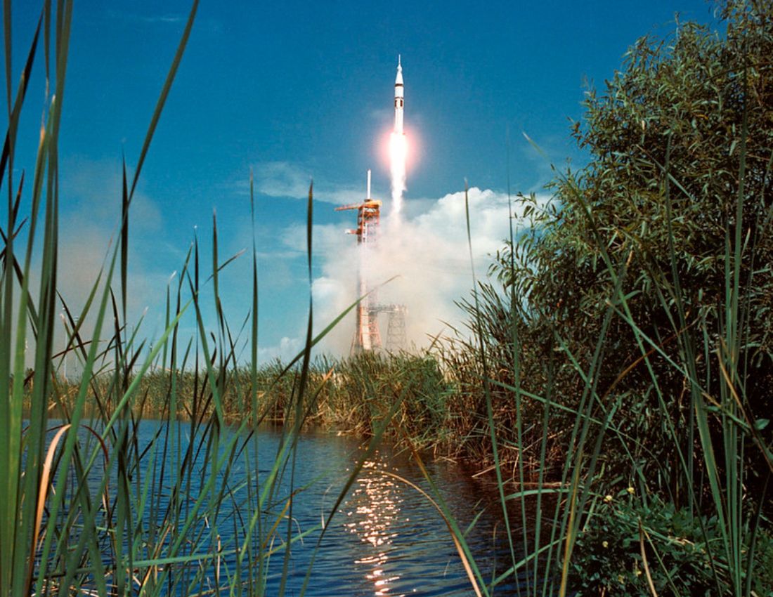 Apollo 15 Mission liftoff