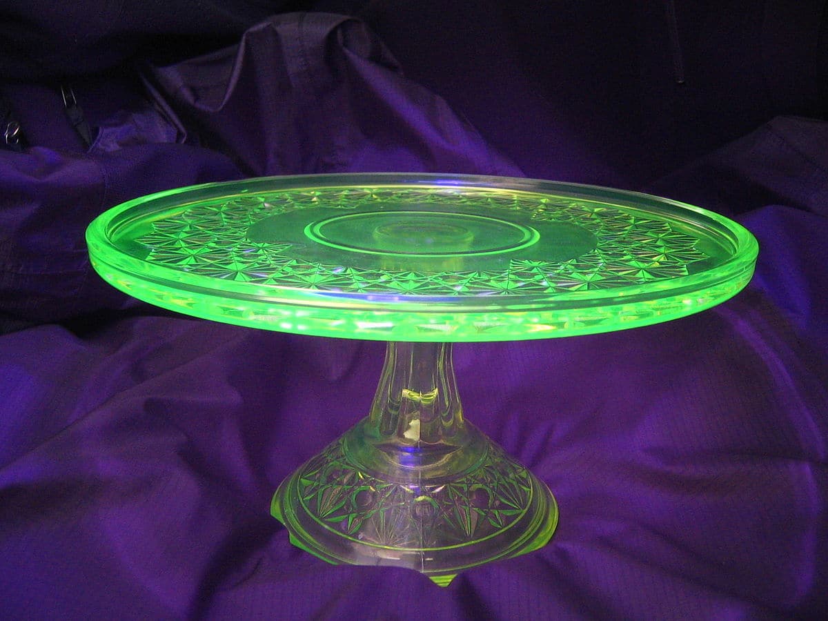 Uranium under UV light