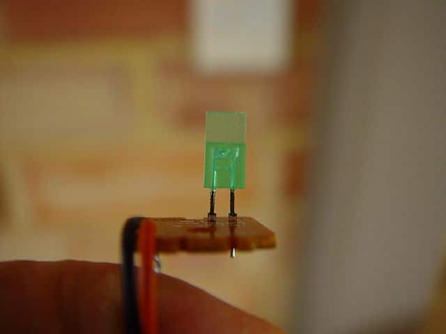 Green_light_emitting_diode_led_on_circuit_board