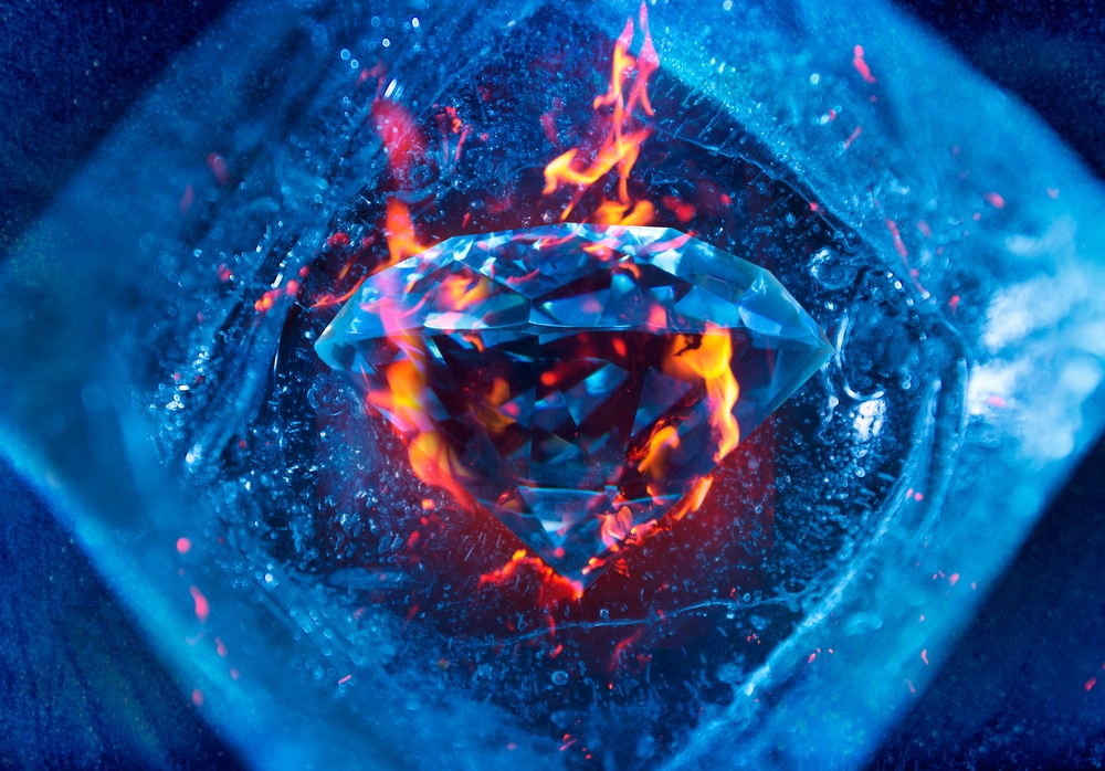burning diamond
