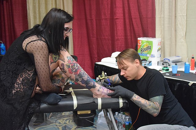 Tattooing in Progress
