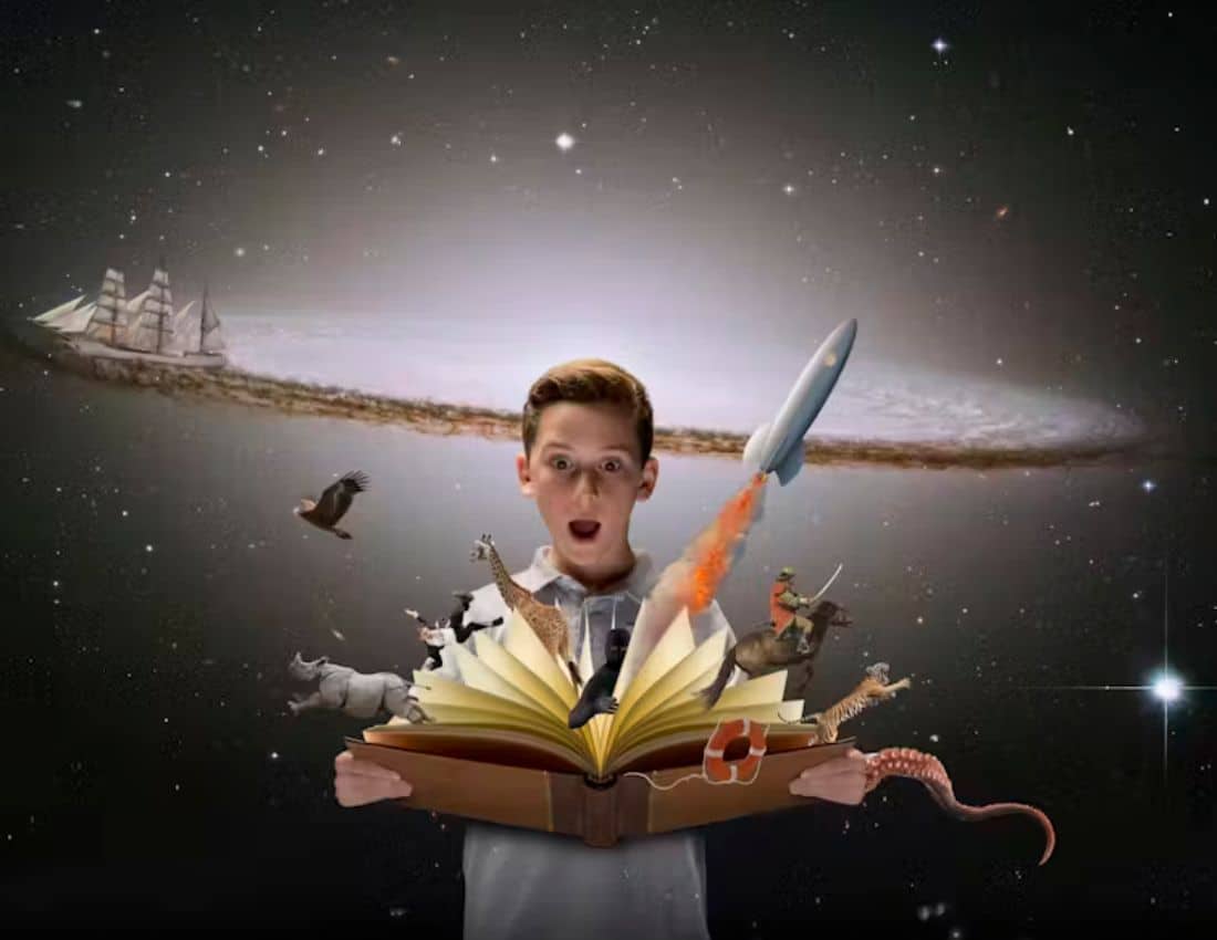 Sci-fi books are popular choices.