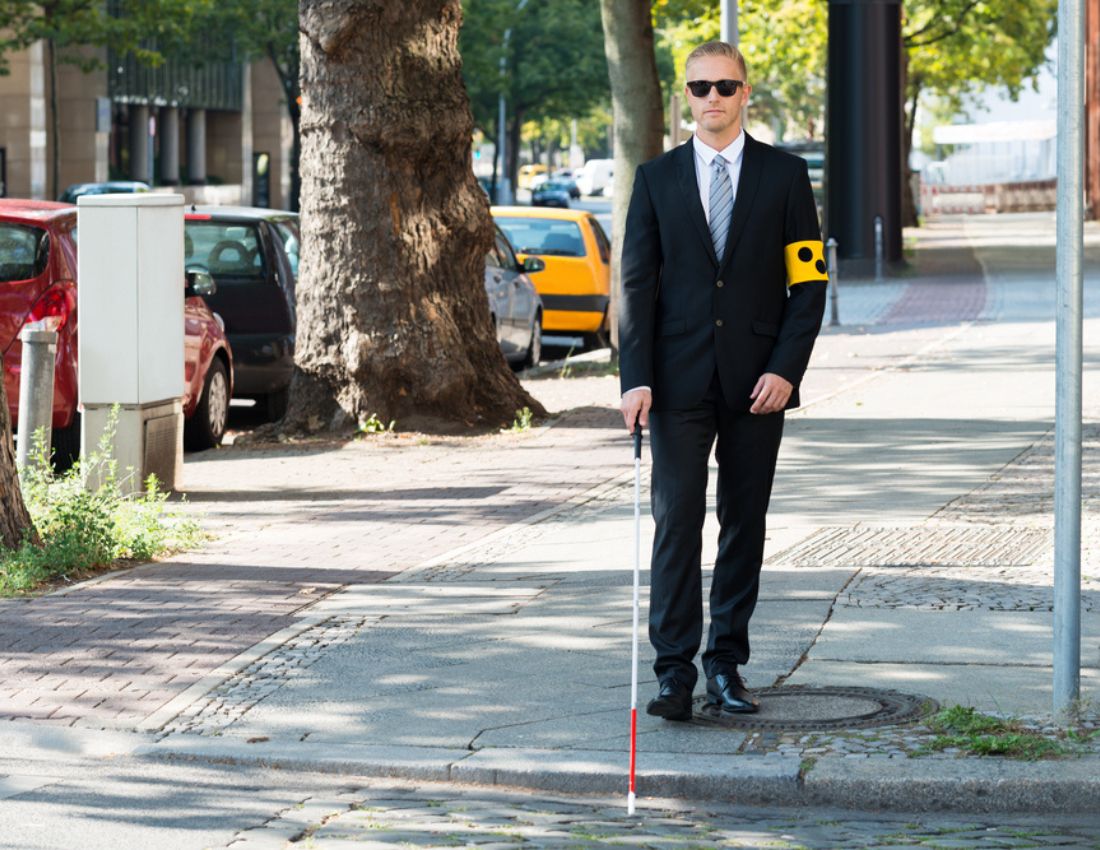 crossing the street
