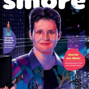 magazine cover with Alexandra von Meier