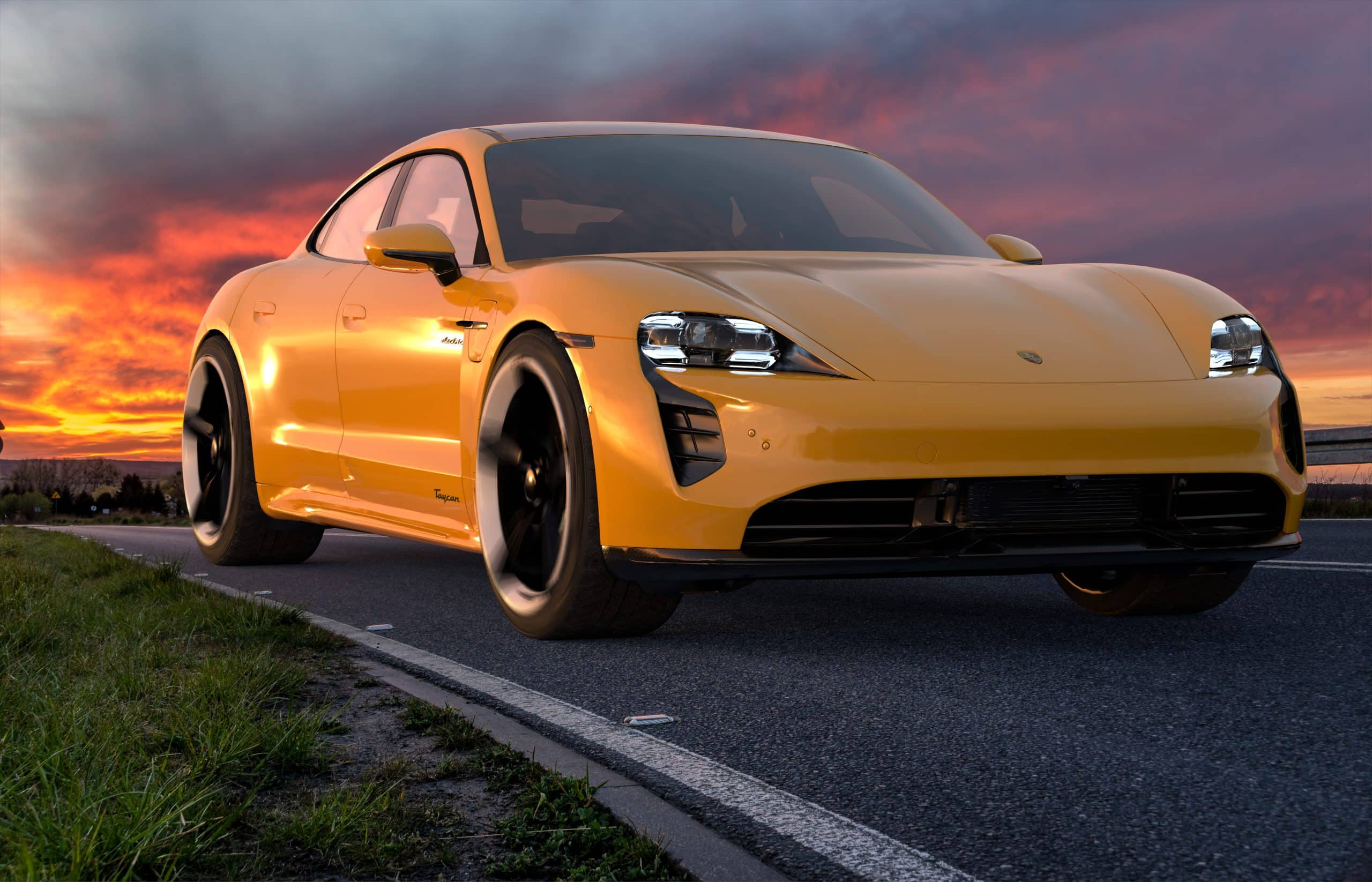 Porsche Taycan electric sports car
