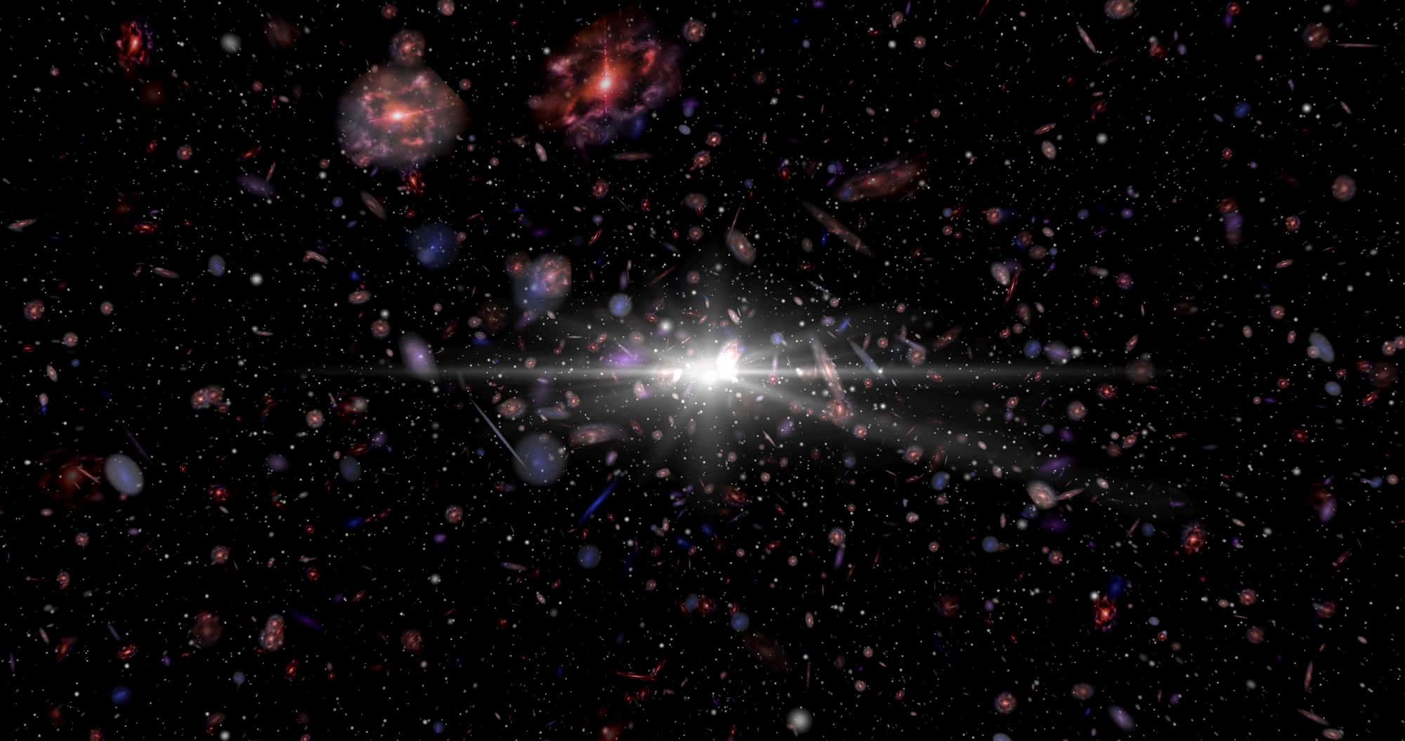 Thousands of galaxies