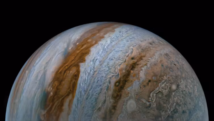 A photo of Jupiter