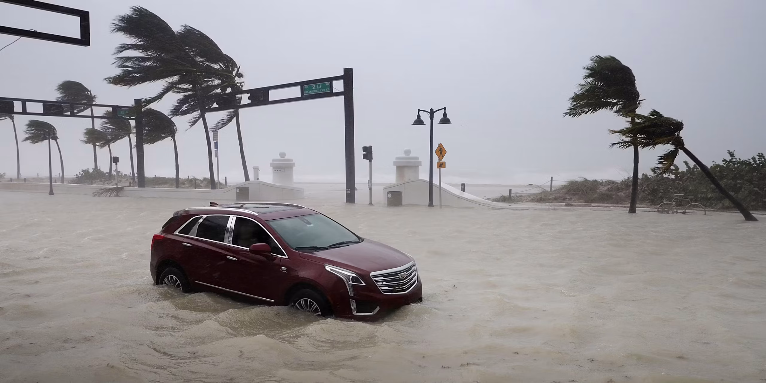 A hurricane’s storm surge can quickly inundate coastal areas