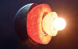 Earth core structure