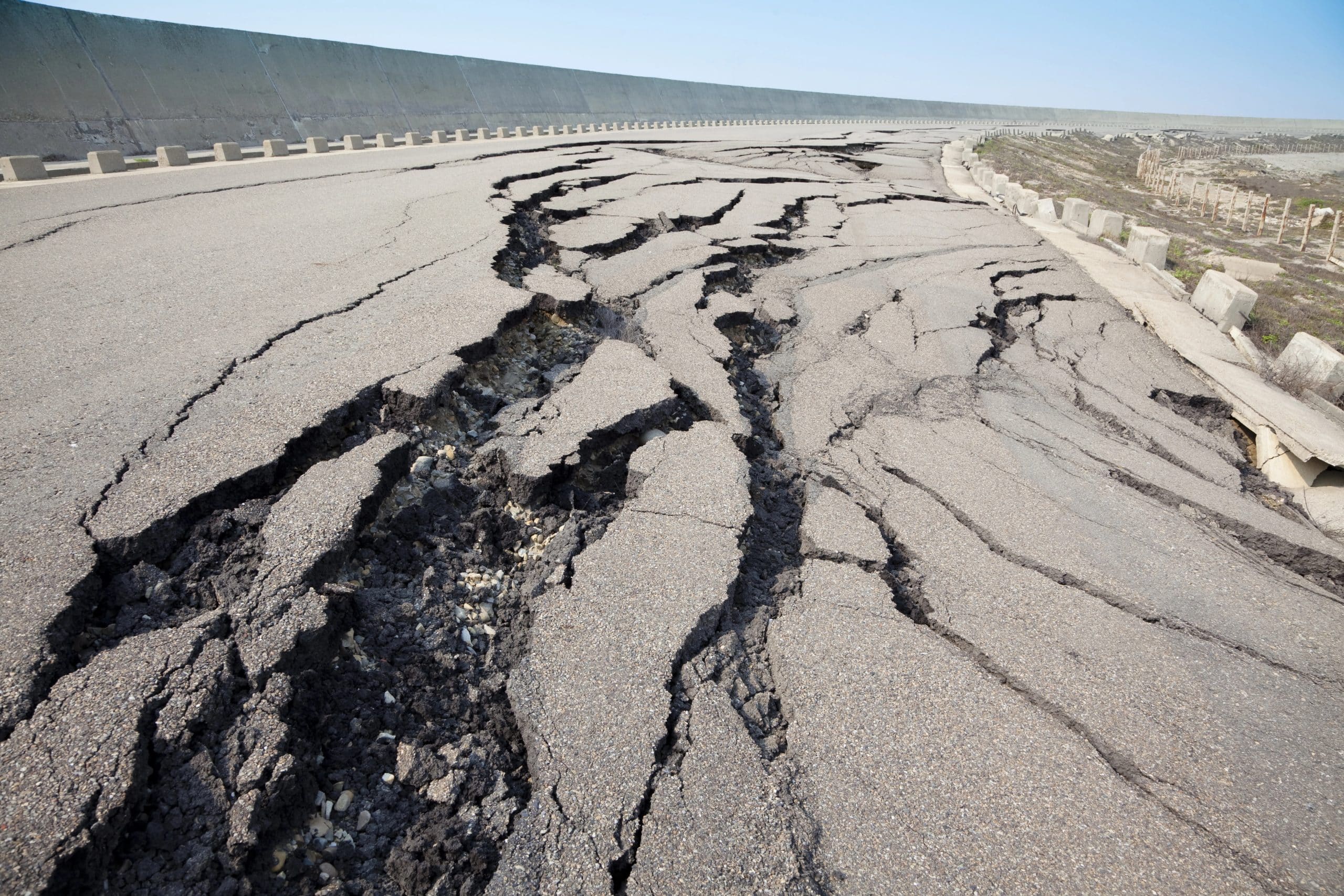 Cracked road after earthquake Remove BG Save Share Sample Cracked road after earthquake