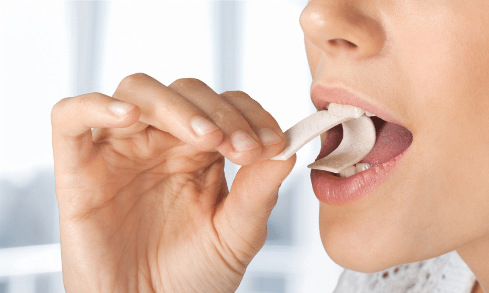 chewing