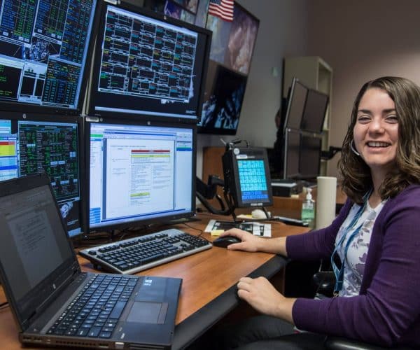 Theresa Perks – MCC1 DATE: 1-13-17
LOCATION: Bldg 30 FCR-1 and back rooms.
SUBJECT: Expedition 51 Flight Control Team during U.S. EVA # 39 to replace the 1A power channel batteries; EVA crewmembers are Kimbrough (EV 1) and Pesquet (EV 2).
PHOTOGRAPHER: Lauren Harnett